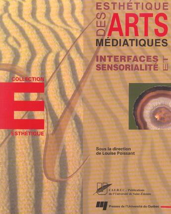 Couverture du livre « Interfaces et sensorialite » de  aux éditions Pu De Saint Etienne