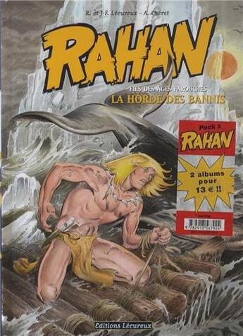 Couverture du livre « Rahan : Tome 9 et Tome 10 » de Roger Lecureux et Jean-Francois Lecureux et Andre Cheret aux éditions Lecureux