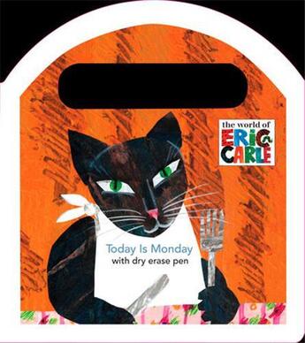 Couverture du livre « Today is monday (board book with dry erase pen) » de Eric Carle aux éditions Random House Us