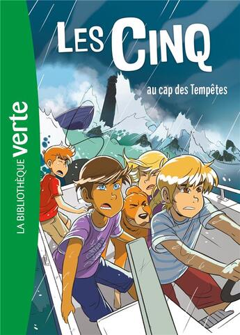 Couverture du livre « Le Club des Cinq Tome 23 : les cinq au Cap des tempêtes » de Auren et Blyton aux éditions Hachette Jeunesse