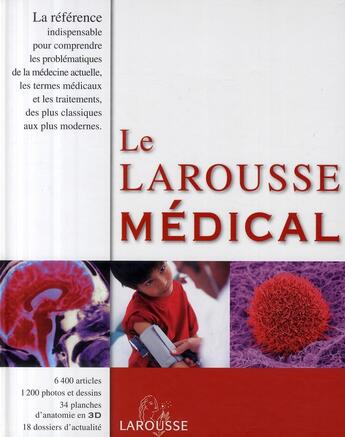 Couverture du livre « Larousse médical (édition 2009) » de  aux éditions Larousse