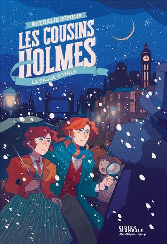 Couverture du livre « Les cousins Holmes Tome 1 : la bague royale » de Nathalie Somers aux éditions Didier Jeunesse