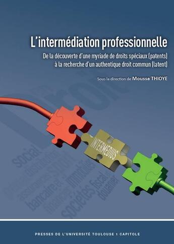 Couverture du livre « L'intermédiation professionnelle ; de la découverte d'une myriade de droits spéciaux » de Moussa Thioye aux éditions Ifr