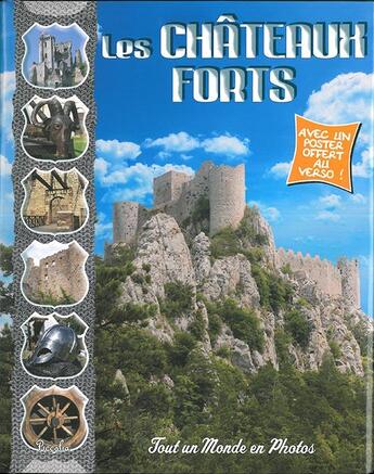 Couverture du livre « Tout un monde en photos ; les châteaux forts » de  aux éditions Piccolia