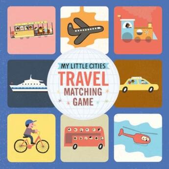 Couverture du livre « TRAVEL MATCHING GAME - MY LITTLE CITIES » de Jennifer Adams aux éditions Chronicle Books