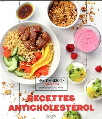 Couverture du livre « Recettes anticholesterol » de Camille Petit aux éditions Hachette Pratique