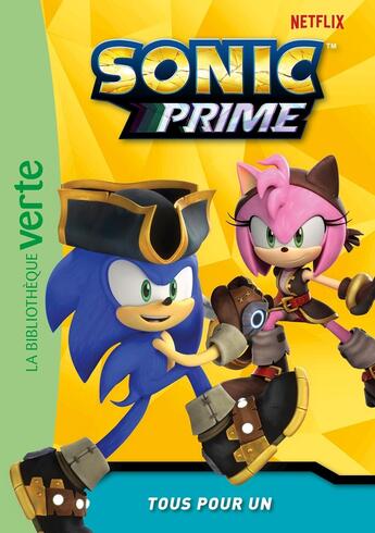 Couverture du livre « Sonic prime Tome 7 : Tous pour un » de Sega aux éditions Hachette Jeunesse