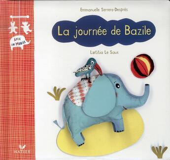 Couverture du livre « La journée de bazile » de Cecile Bonbon aux éditions Hatier