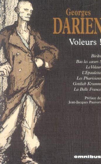 Couverture du livre « Voleurs ! » de Darien/Pauvert aux éditions Omnibus