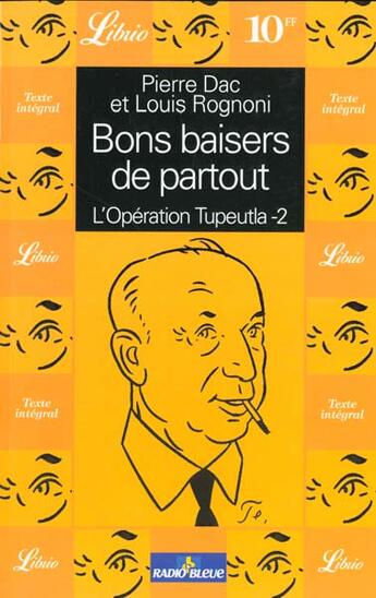 Couverture du livre « Operation tupeutla - bons baisers de partout t2 » de Pierre Dac aux éditions J'ai Lu