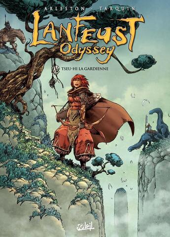 Couverture du livre « Lanfeust Odyssey Tome 8 : Tseu-Hi la gardienne » de Christophe Arleston et Didier Tarquin aux éditions Soleil