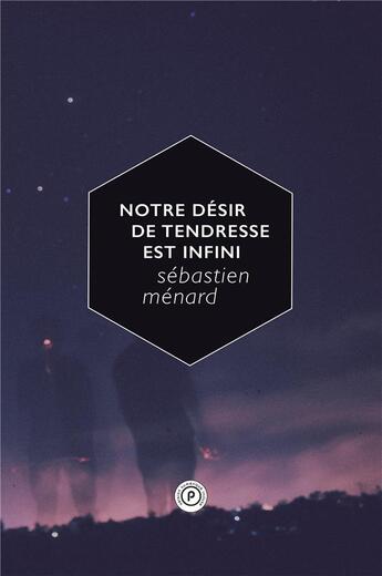 Couverture du livre « Notre désir de tendresse est infini » de Sebastien Menard aux éditions Publie.net