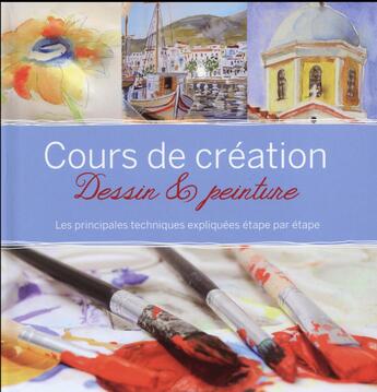 Couverture du livre « Cours de création ; dessin et peinture » de  aux éditions Ngv