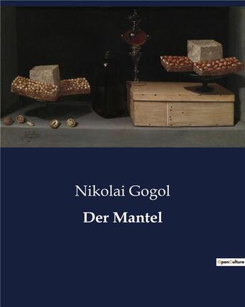 Couverture du livre « Der Mantel » de Gogol Nicolas aux éditions Culturea