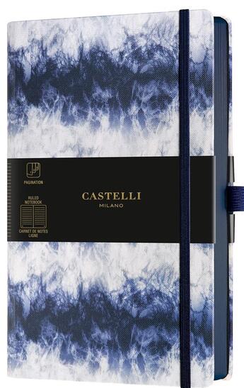 Couverture du livre « Carnet shibori grand format ligné steam » de  aux éditions Castelli Milano