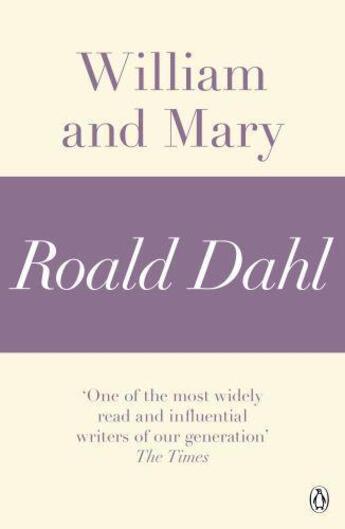 Couverture du livre « William and Mary (A Roald Dahl Short Story) » de Roald Dahl aux éditions Penguin Books Ltd Digital