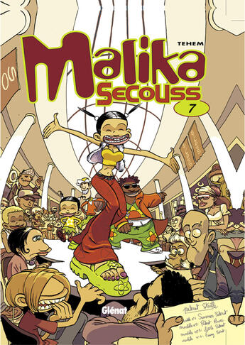 Couverture du livre « Malika secouss Tome 7 » de Tehem aux éditions Glenat