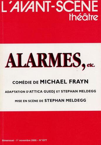 Couverture du livre « Alarmes, etc » de Michael Frayn aux éditions Avant-scene Theatre