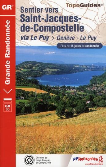 Couverture du livre « Sentier St Jacques, Genève, le Puy » de  aux éditions Ffrp