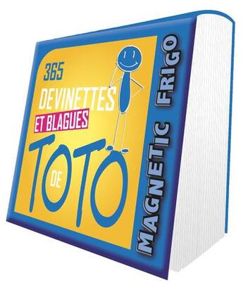 Couverture du livre « Magnétique frigo 365 devinettes et blagues de Toto » de  aux éditions Hugo Image