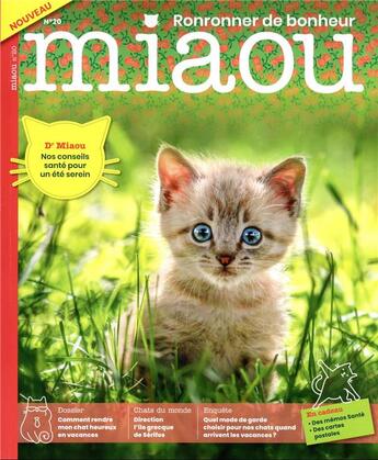 Couverture du livre « Miaou 20 » de  aux éditions Prisma Passion