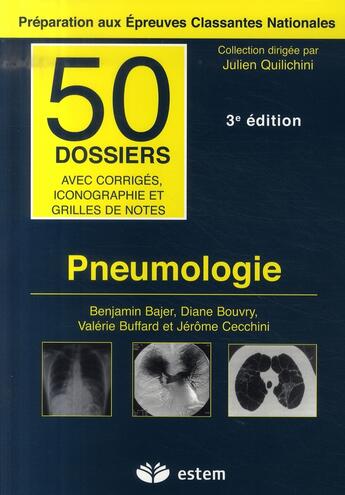 Couverture du livre « Pneumologie » de Julien Quilichini aux éditions Vuibert