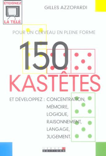 Couverture du livre « Cent-cinquante kastêtes » de Gilles Azzopardi aux éditions Leduc