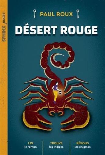 Couverture du livre « Désert rouge » de Paul Roux aux éditions Heritage Quebec