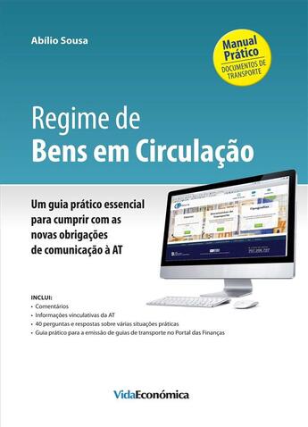 Couverture du livre « Regime de Bens em Circulação » de Abilio Jose Da Costa Sousa aux éditions Epagine