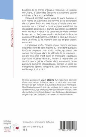 Couverture du livre « Promontoire » de Alain Nesme aux éditions L'harmattan