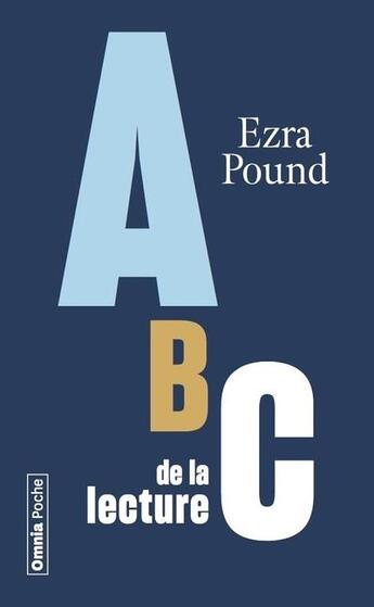 Couverture du livre « ABC de la lecture » de Ezra Pound aux éditions Omnia