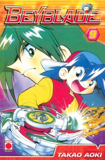 Couverture du livre « Beyblade t.9 » de Takao Aoki aux éditions Panini