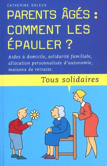 Couverture du livre « Parents ages : comment les epauler n8 » de Doleux-Janat C. aux éditions Prat