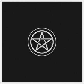 Couverture du livre « Tapis noir 80 x 80 cm pentacle » de  aux éditions Scarabeo-jeux