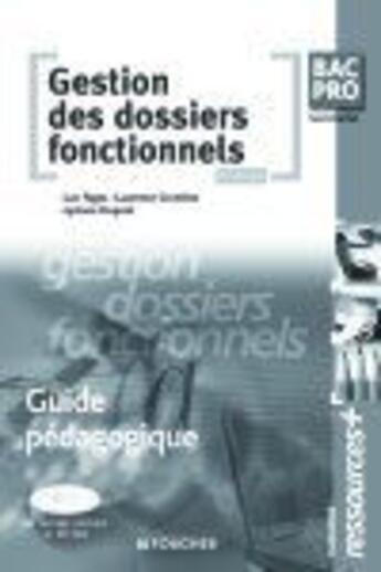 Couverture du livre « Gestion des dossiers fonctionnels » de Fages-L aux éditions Foucher