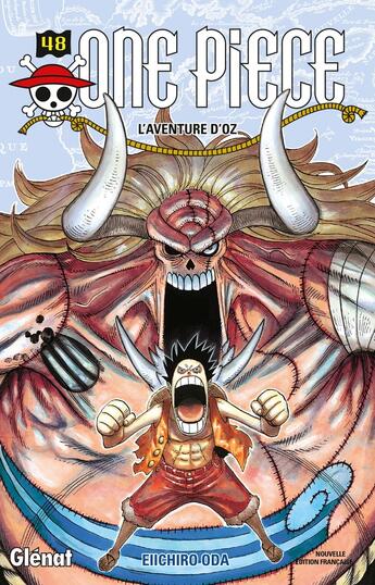 Couverture du livre « One Piece - édition originale Tome 48 : l'aventure d'Oz » de Eiichiro Oda aux éditions Glenat