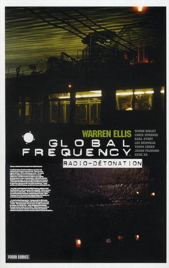 Couverture du livre « Global frequency t.2 ; radio détonation » de Ellis-W aux éditions Panini