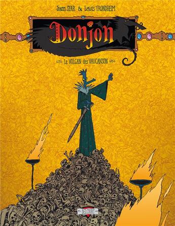 Couverture du livre « Donjon Crépuscule t.2 : 102, le volcan de Vaucanson » de Joann Sfar et Lewis Trondheim aux éditions Delcourt