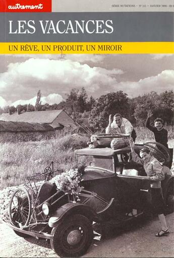 Couverture du livre « Vacances » de Brigitte Ouvry-Vial aux éditions Autrement