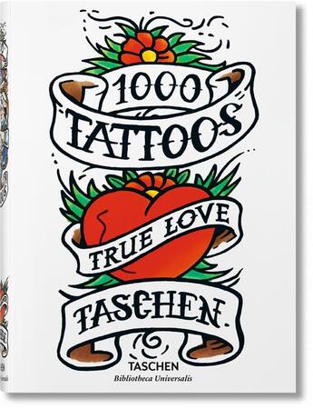 Couverture du livre « 1000 tattoos » de Henk Schiffmacher et Burkhard Riemschneider aux éditions Taschen