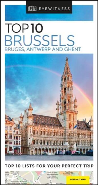 Couverture du livre « TOP 10 ; Brussels, Bruges, Antwerp & Ghent » de  aux éditions Dorling Kindersley