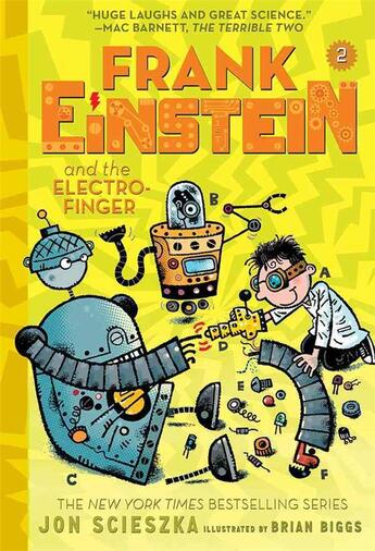 Couverture du livre « FRANK EINSTEIN AND THE ELECTRO-FINGER » de Jon Scieszka aux éditions Abrams Us