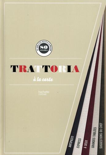 Couverture du livre « Trattoria » de  aux éditions Hachette Pratique