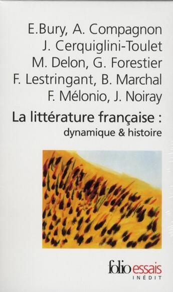 Couverture du livre « La littérature française ; coffret t.1 et t.2 » de Collectif Gallimard aux éditions Gallimard