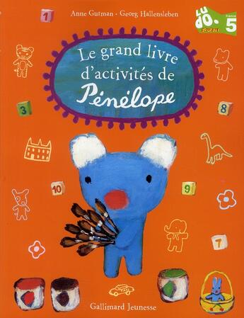 Couverture du livre « Le grand livre d'activités de Pénélope » de Anne Gutman et Georg Hallensleben aux éditions Gallimard-jeunesse