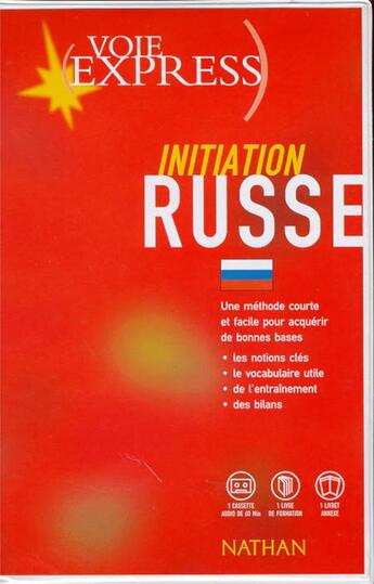 Couverture du livre « Initiation au russe » de  aux éditions Nathan