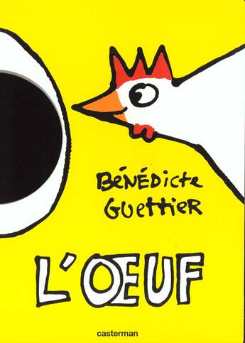 Couverture du livre « L'oeuf - petit theatre » de Benedicte Guettier aux éditions Casterman