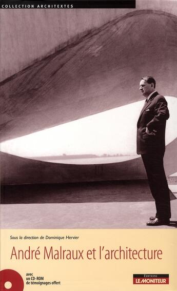 Couverture du livre « André Malraux et l'architecture » de  aux éditions Le Moniteur