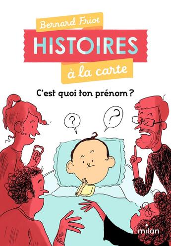 Couverture du livre « Histoires à la carte : c'est quoi ton prénom ? » de Bernard Friot et Marie De Monti aux éditions Milan