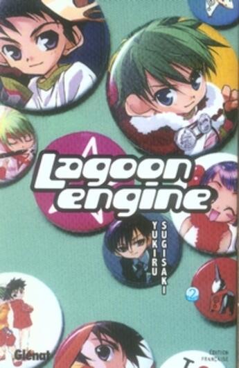 Couverture du livre « Lagoon engine Tome 2 » de Yukiru Sugisaki aux éditions Glenat